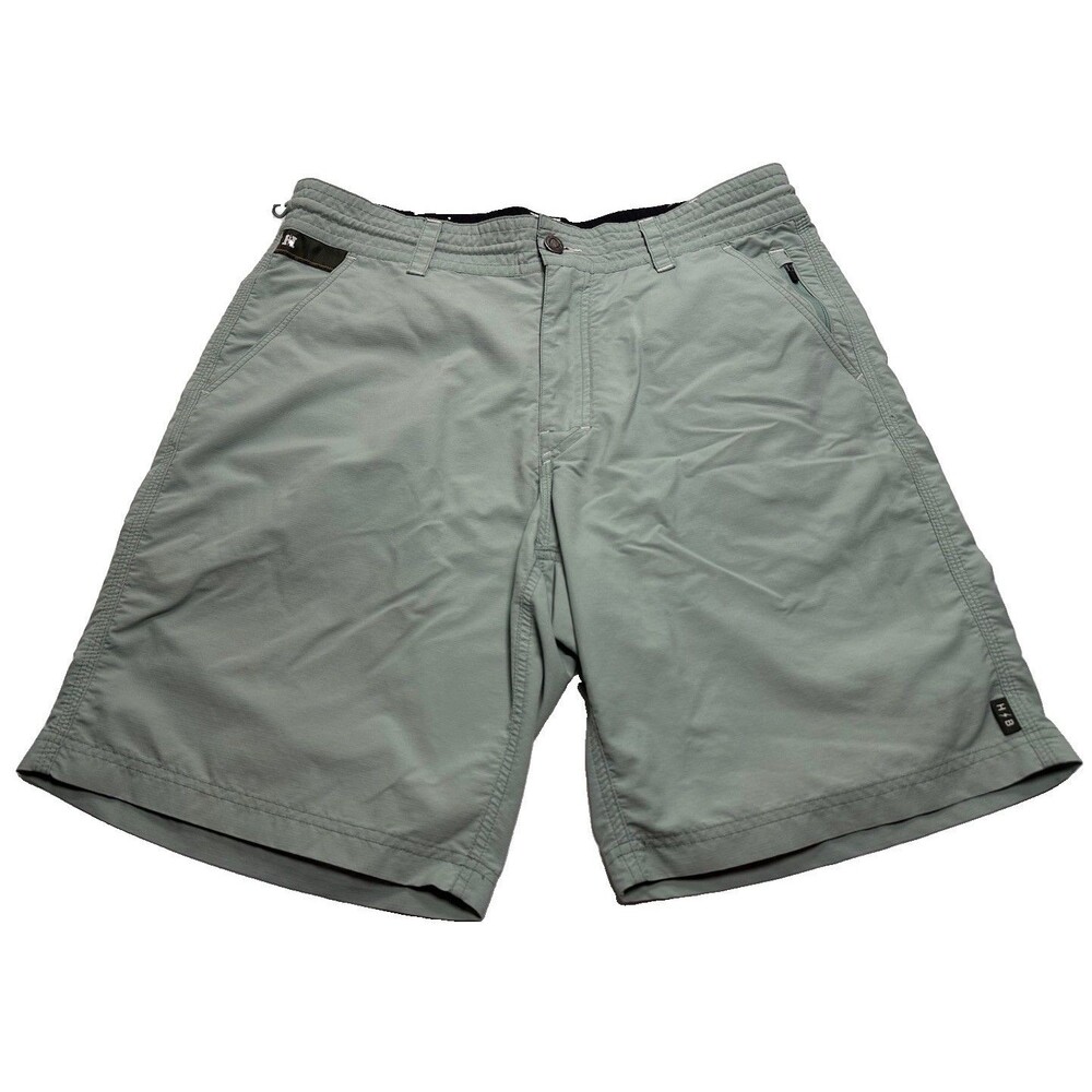 Men's Howler Brothers Bros. Horizon Hybrid Shorts 9.5" Size 33 Green